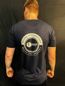 1st Rep Active Cotton T-Shirt Unisex Navy