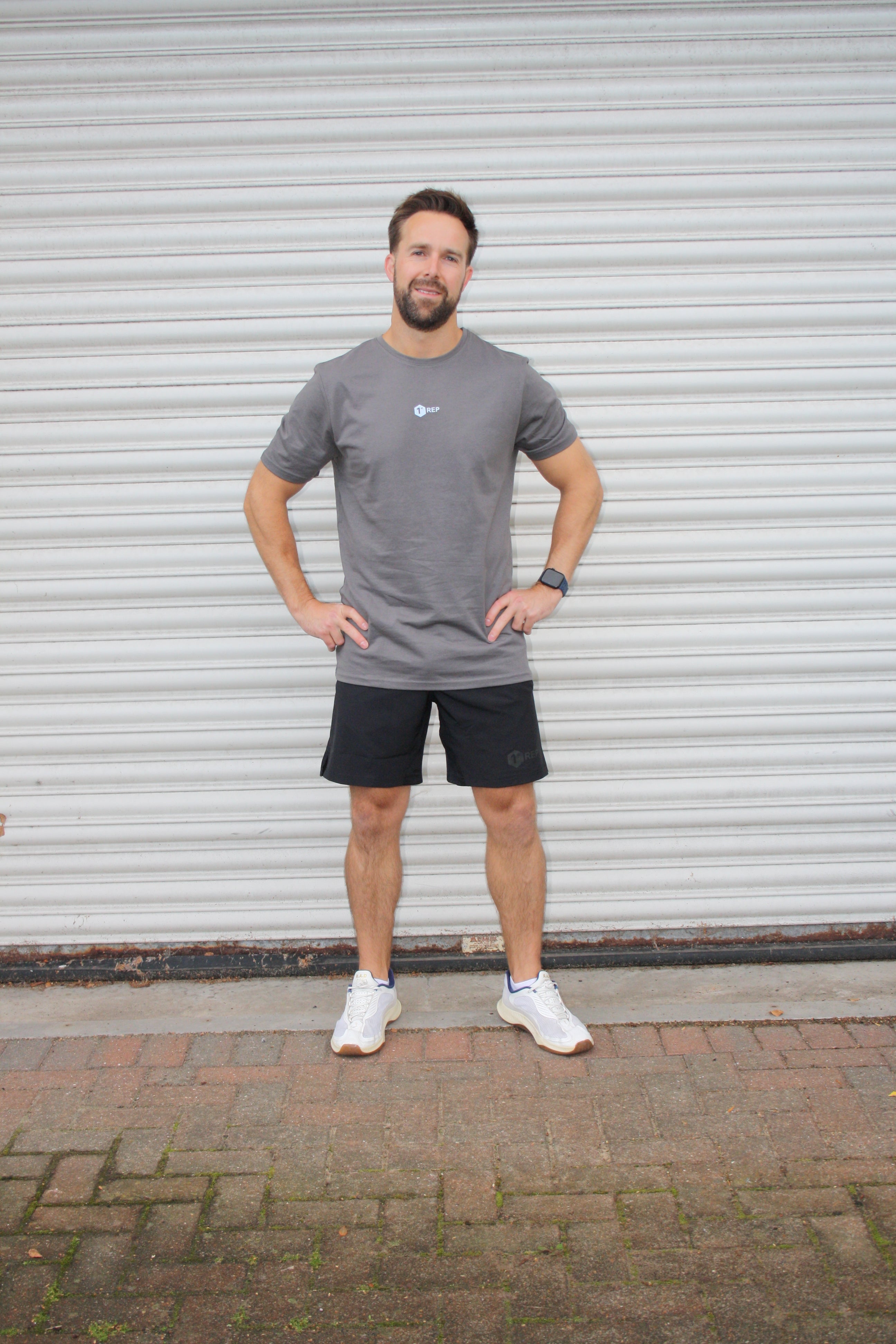 1st Rep Classic Tshirt - Iron grey