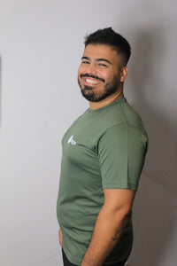 1st Rep Breathable Workout T Earthly Green