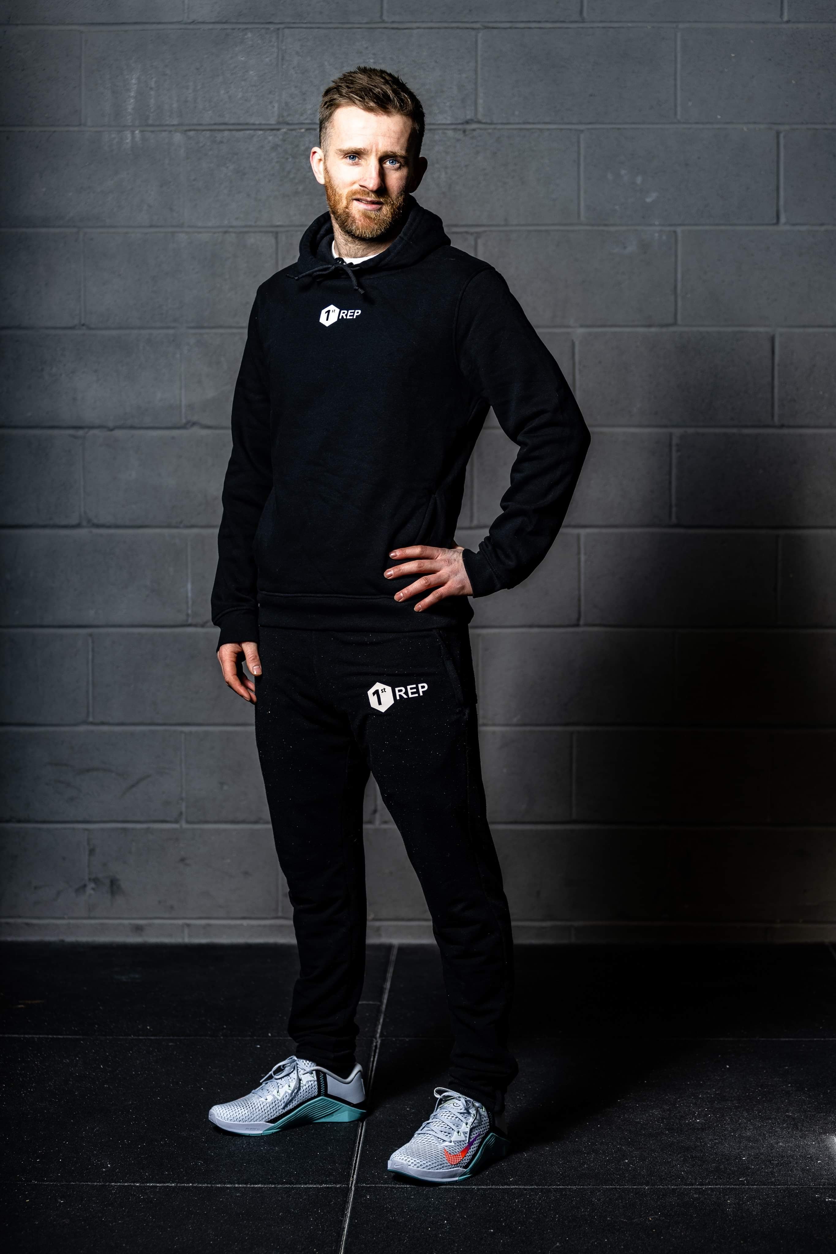 Black Organic Hooded Sweat