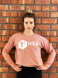 Dusty Pink Cropped Sweat
