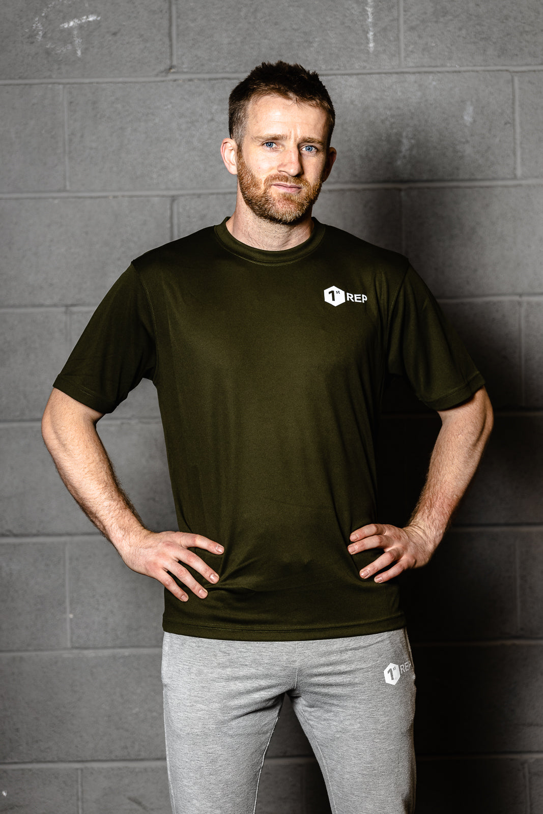 Combat Green Breathable workout Tee