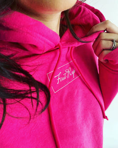 Pink Hooded Sweat