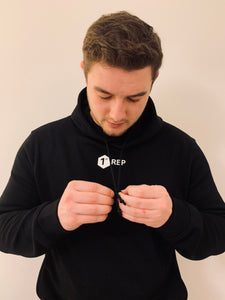 Black Organic Hooded Sweat
